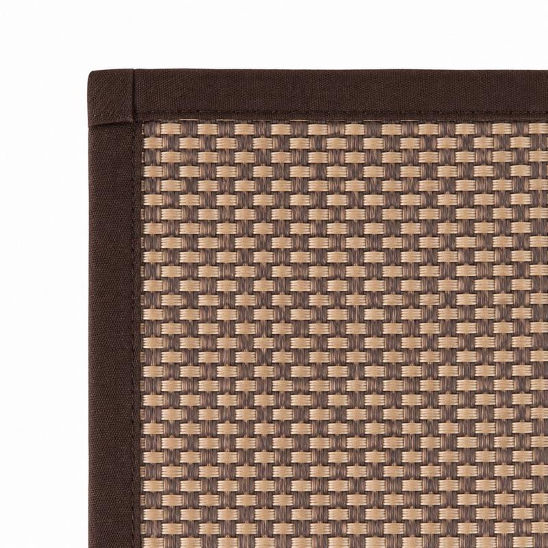 Tappeto antiscivolo marrone 50x80 trama intrecciata