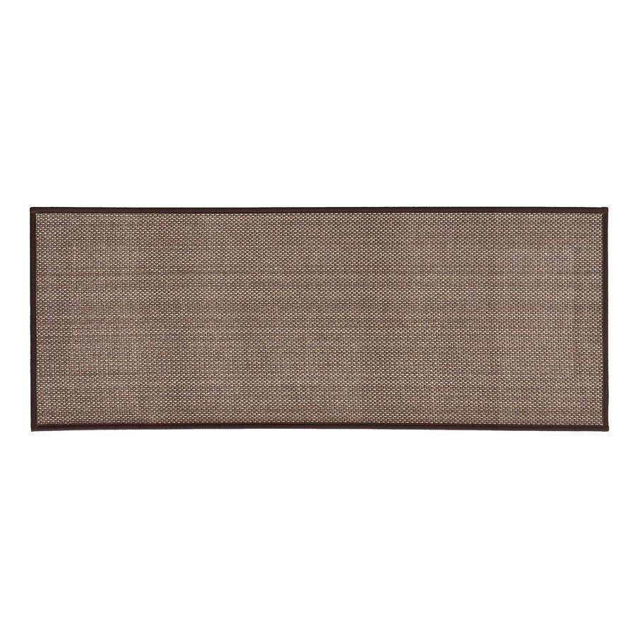 TAPPETO ANTISC. TRAMA INTRECCIATA 45X120 MARRONE