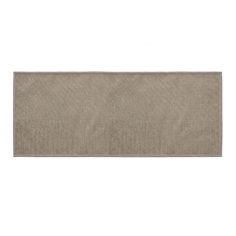 TAPPETO ANTISC. EFFETTO LINO 50X120 BEIGE