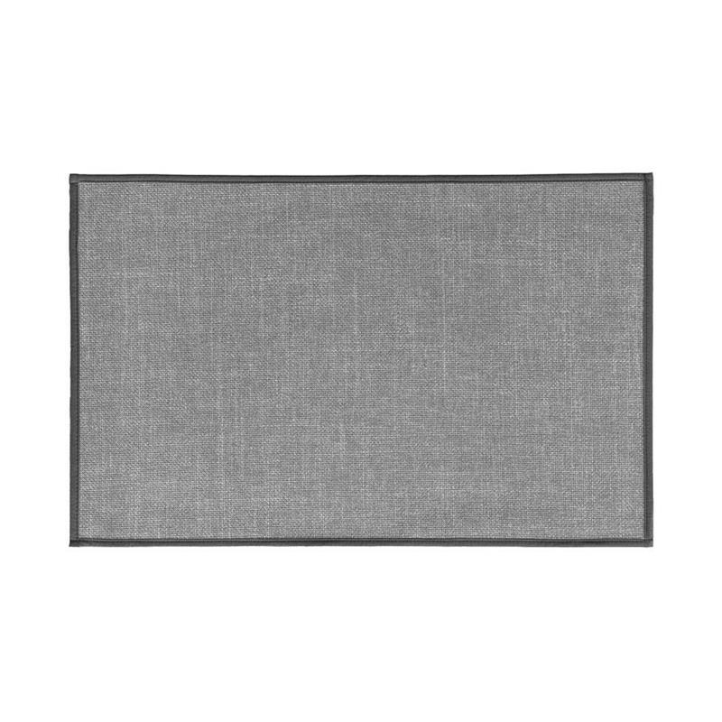 TAPPETO ANTISC. EFFETTO LINO 50X80 GRIGIO