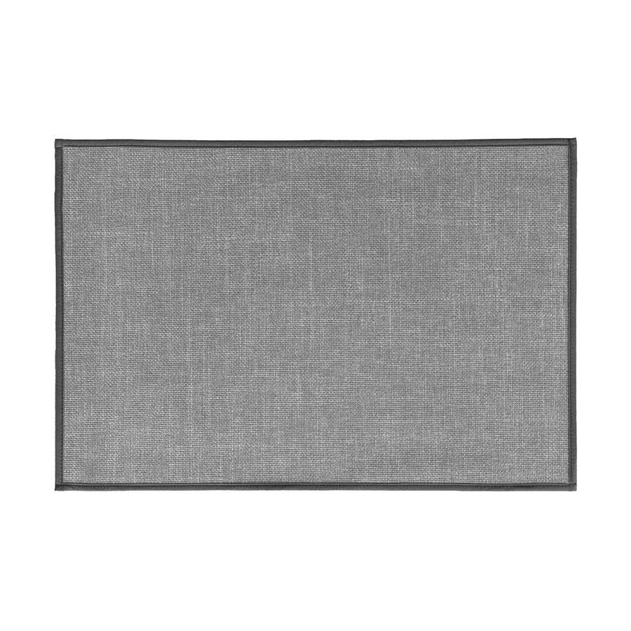 TAPPETO ANTISC. EFFETTO LINO 60X90 GRIGIO