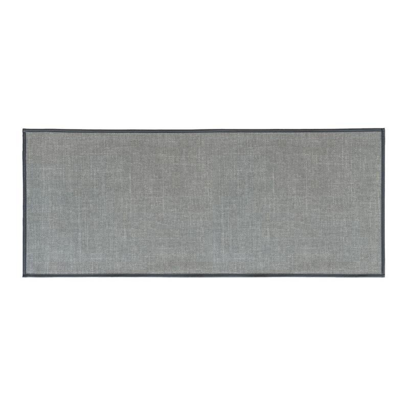 TAPPETO ANTISC. EFFETTO LINO 50X120 GRIGIO