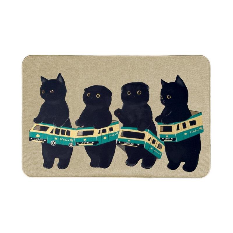 TAPPETO ANTISC. 50X80 STAMPA CATS