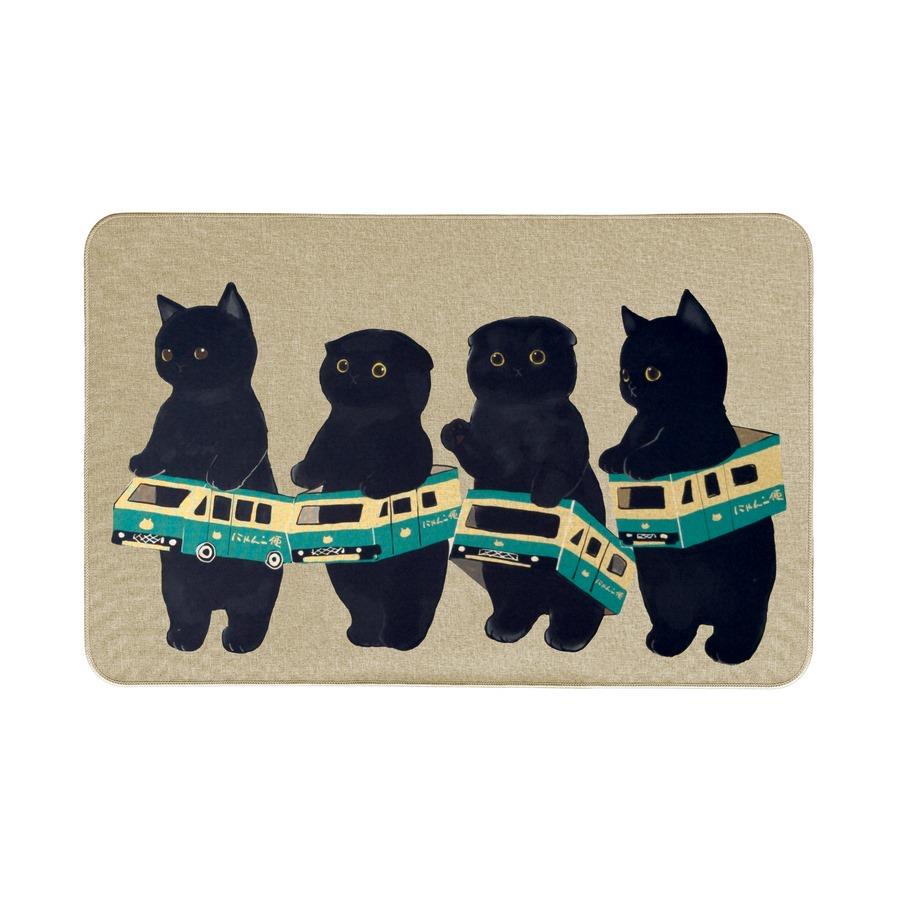 TAPPETO ANTISC. 50X80 STAMPA CATS