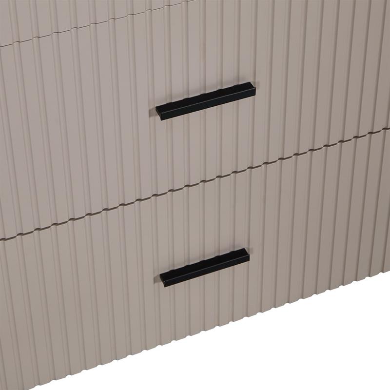 TRAMA ARMADIO CANNETTATO 2 CASSETTI TORTORA