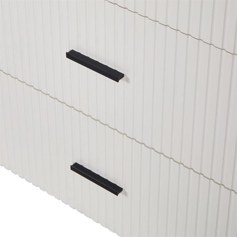 TRAMA ARMADIO CANNETTATO 2 CASSETTI AVORIO