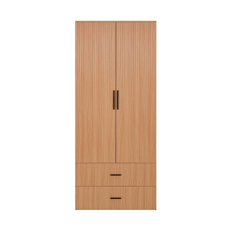 TRAMA ARMADIO CANNETTATO 2 CASSETTI ROVERE