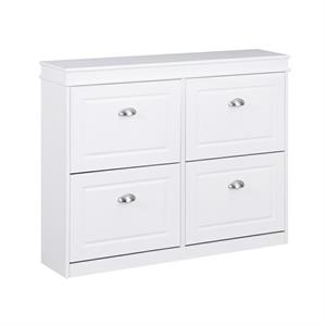 VITTORIA SCARPIERA 4 ANTE BIANCA 105X24X82 CM