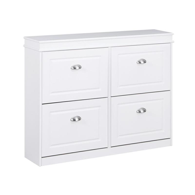 VITTORIA SCARPIERA 4 ANTE BIANCA 105X24X82 CM