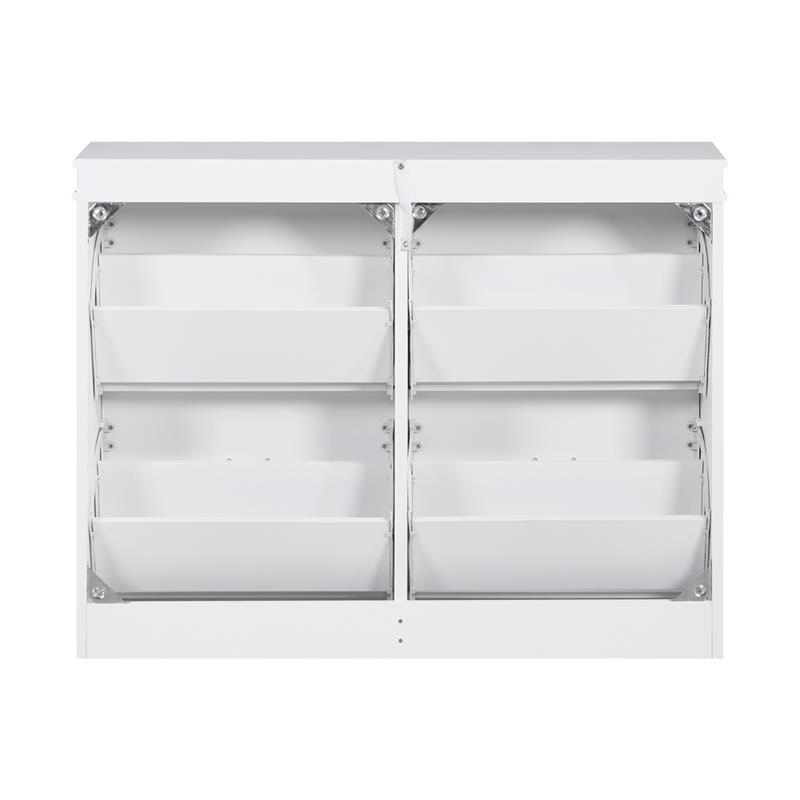 VITTORIA SCARPIERA 4 ANTE BIANCA 105X24X82 CM