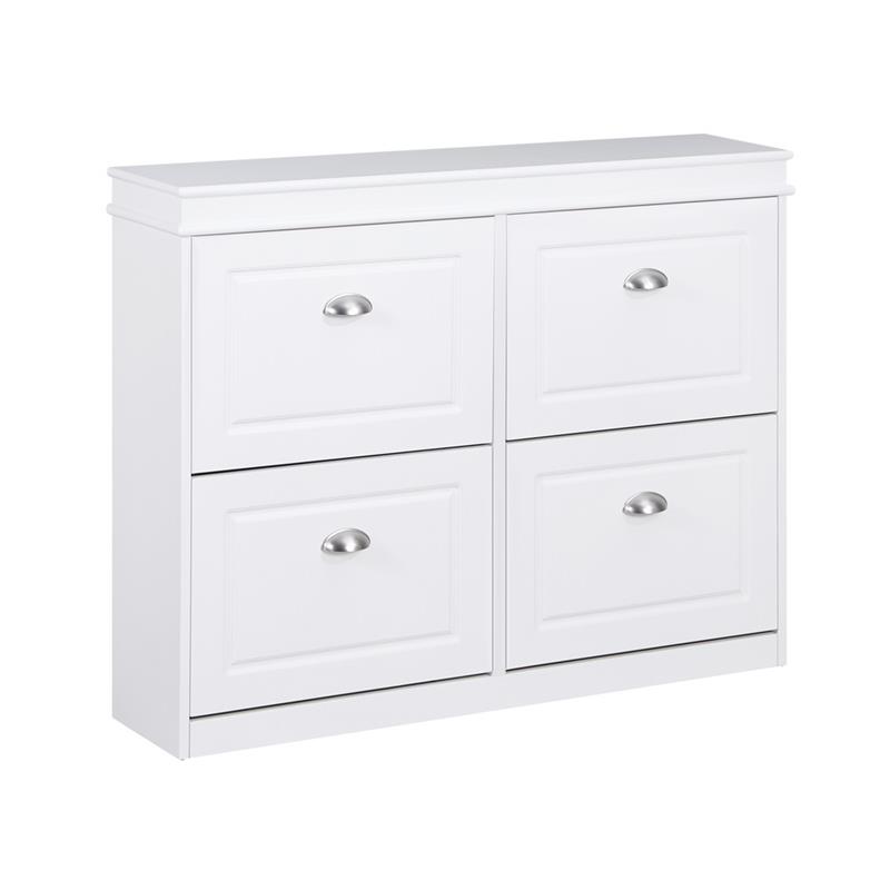 VITTORIA SCARPIERA 4 ANTE BIANCA 105X24X82 CM