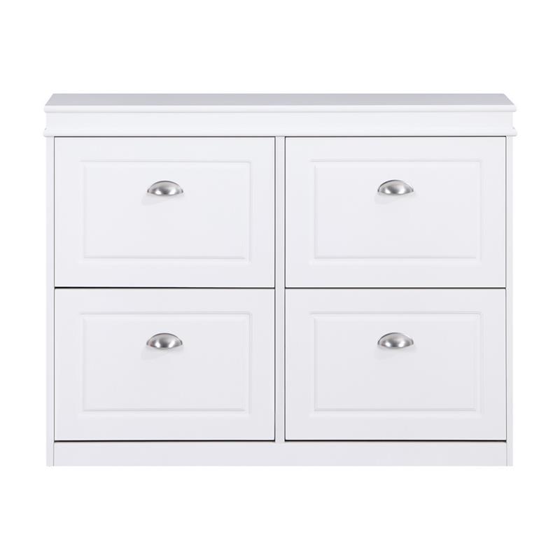 VITTORIA SCARPIERA 4 ANTE BIANCA 105X24X82 CM