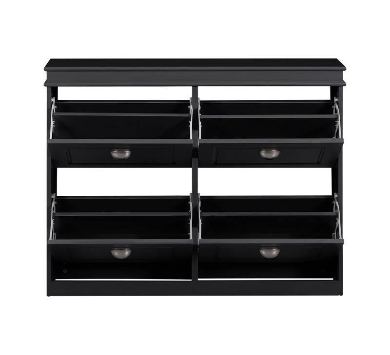 VITTORIA SCARPIERA 4 ANTE GRIGIA 105X24X82 CM