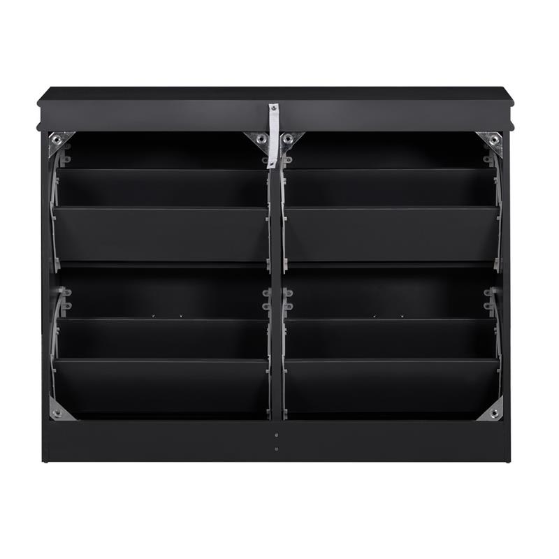 VITTORIA SCARPIERA 4 ANTE GRIGIA 105X24X82 CM