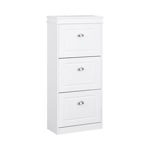 VITTORIA SCARPIERA 3 ANTE BIANCA 53X24X117 CM