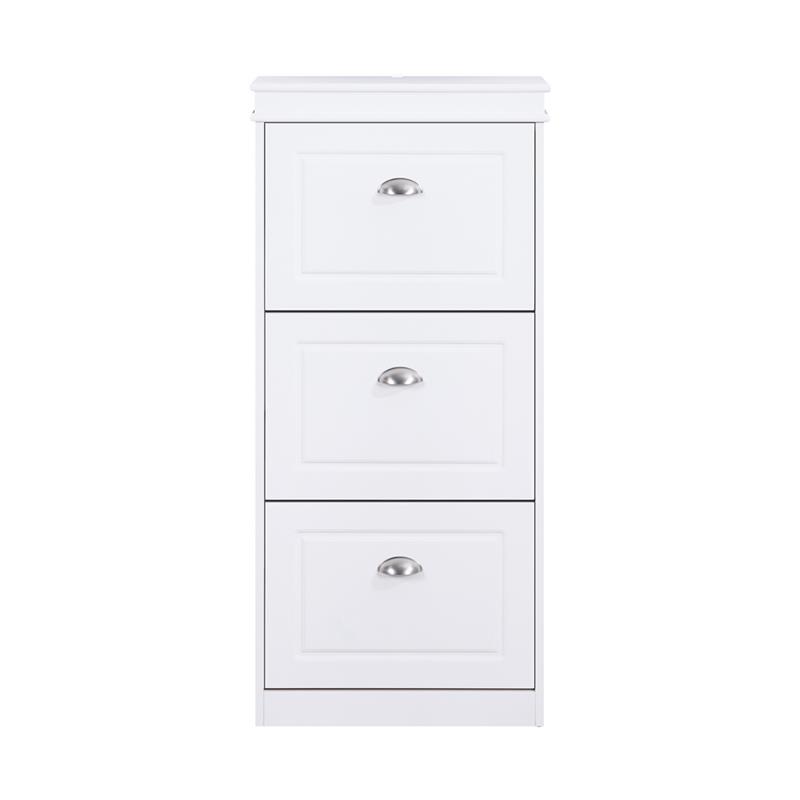 VITTORIA SCARPIERA 3 ANTE BIANCA 53X24X117 CM