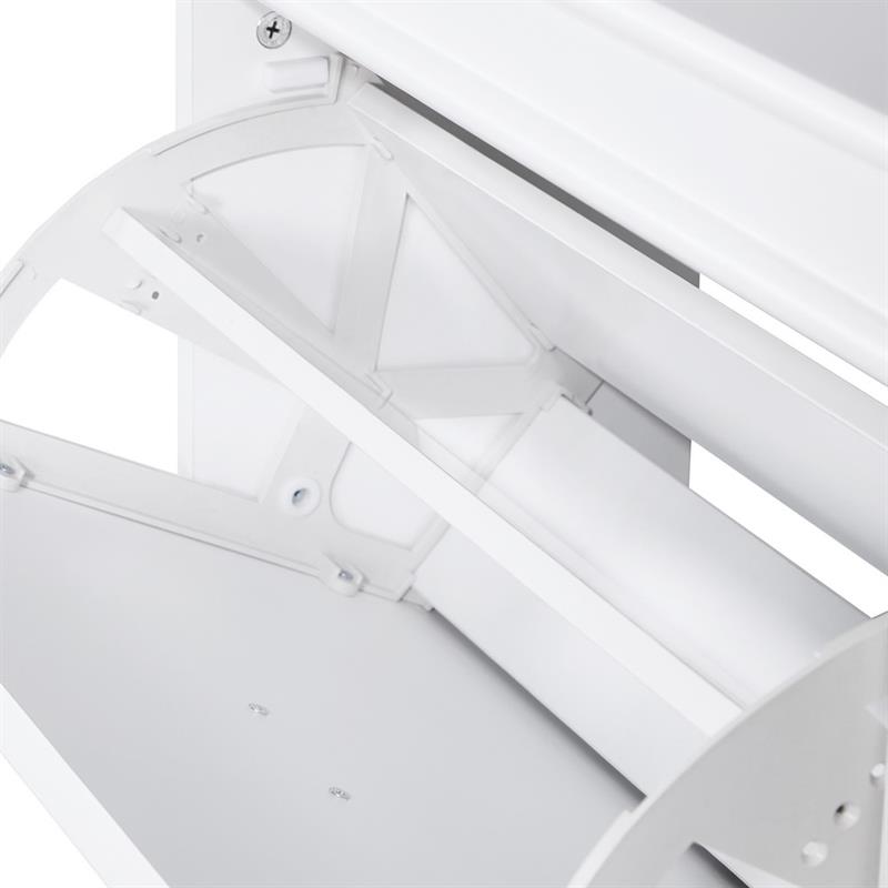 VITTORIA SCARPIERA 3 ANTE BIANCA 53X24X117 CM