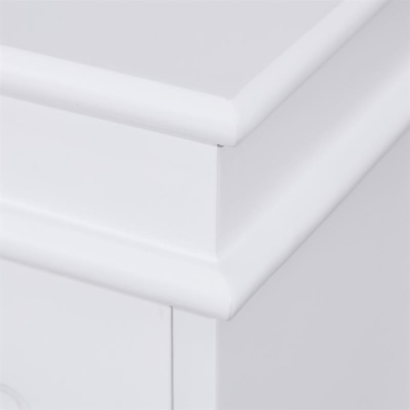 VITTORIA SCARPIERA 3 ANTE BIANCA 53X24X117 CM