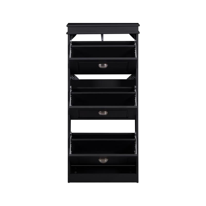 VITTORIA SCARPIERA 3 ANTE GRIGIA 53X24X117 CM