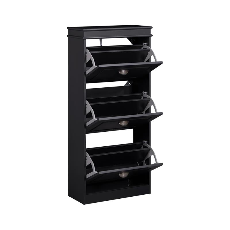 VITTORIA SCARPIERA 3 ANTE GRIGIA 53X24X117 CM