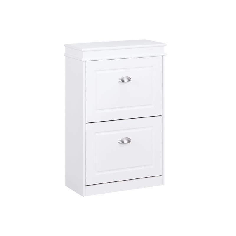 VITTORIA SCARPIERA 2 ANTE BIANCA 53X24X82 CM