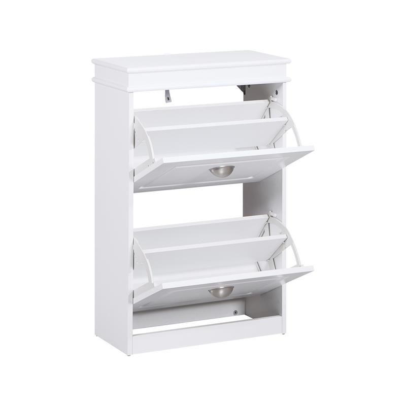 VITTORIA SCARPIERA 2 ANTE BIANCA 53X24X82 CM