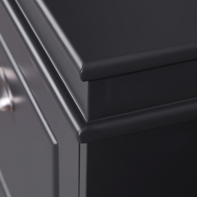 VITTORIA SCARPIERA 2 ANTE GRIGIA 53X24X82 CM