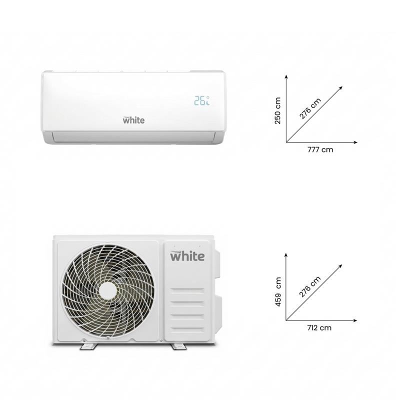 WHITE CONDIZ.09000BTU WIFI