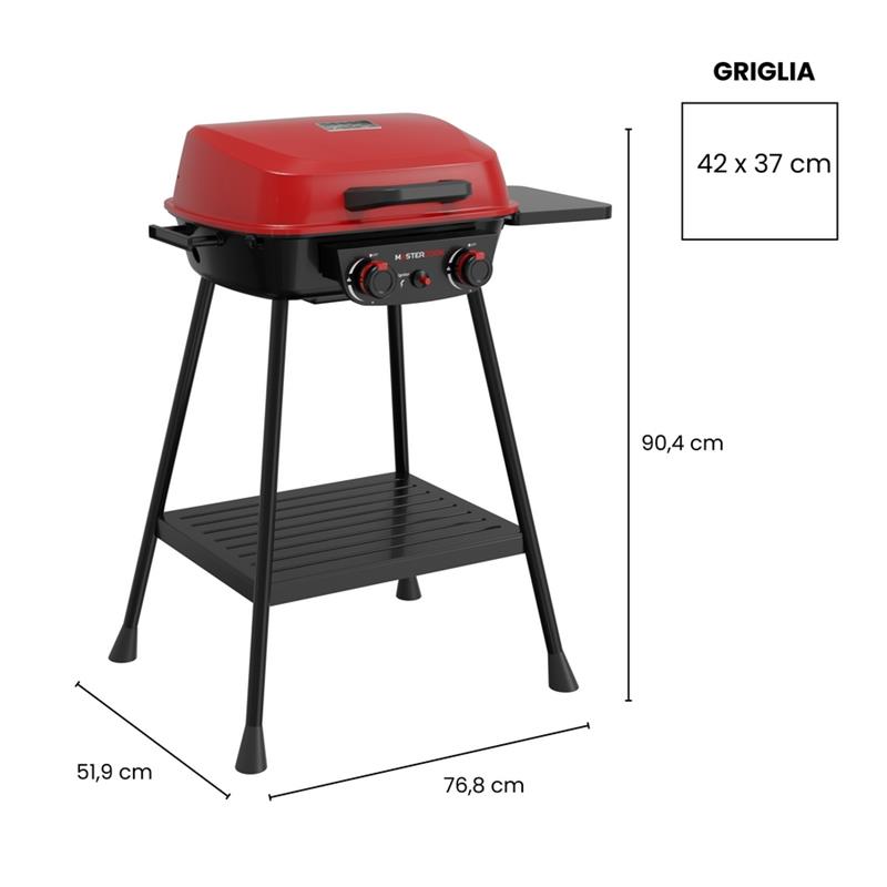 BBQ GAS POP ROSSO