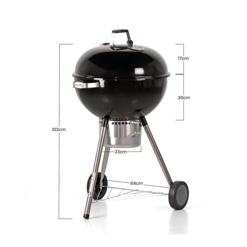 BBQ CARBO KETTY 57 NERO