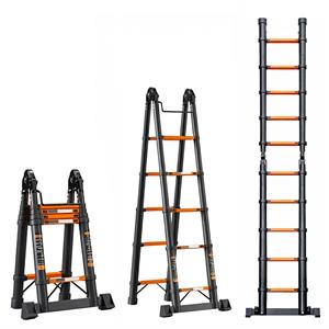 SCALA TELESCOPICA DOPPIA 4.0M BLACK