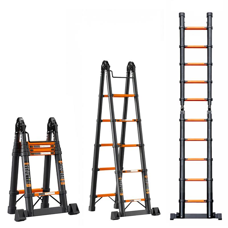 SCALA TELESCOPICA DOPPIA 4.0M BLACK