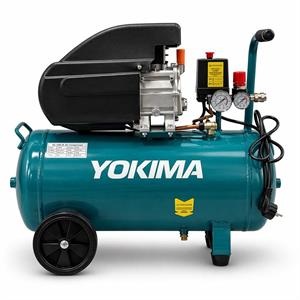 Compressore aria 50 Litri 2,5HP 220V portata 185L/min - Yokima