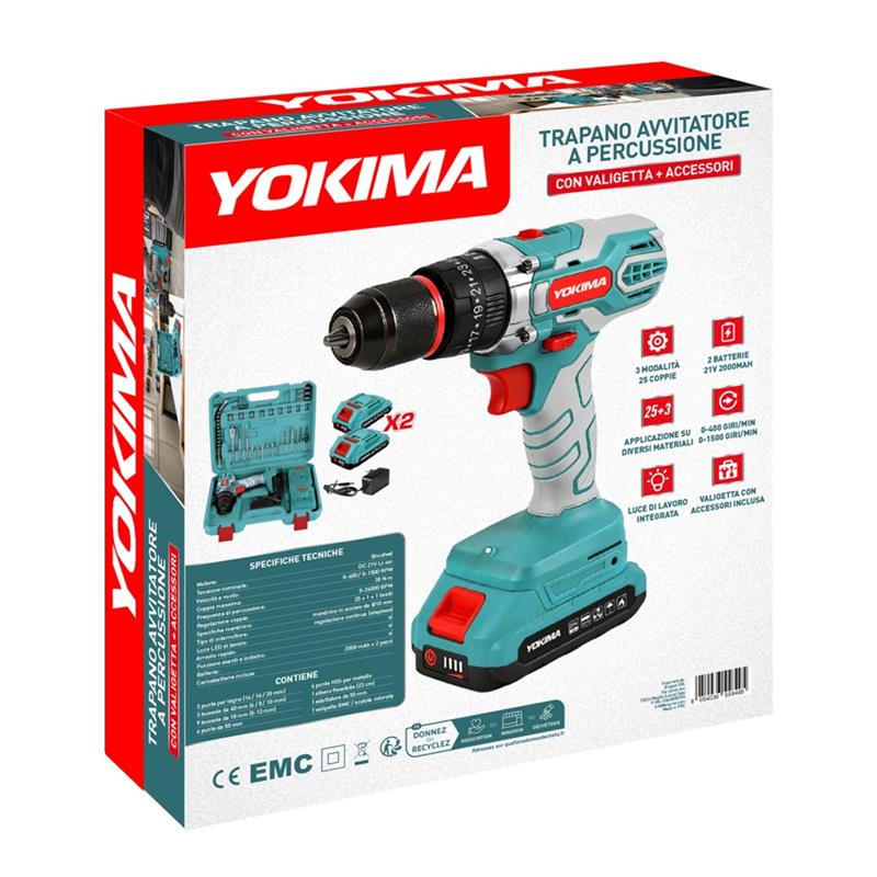 VALIGETTA YOKIMA TRAPANO AVVITATORE + ACCESSORI