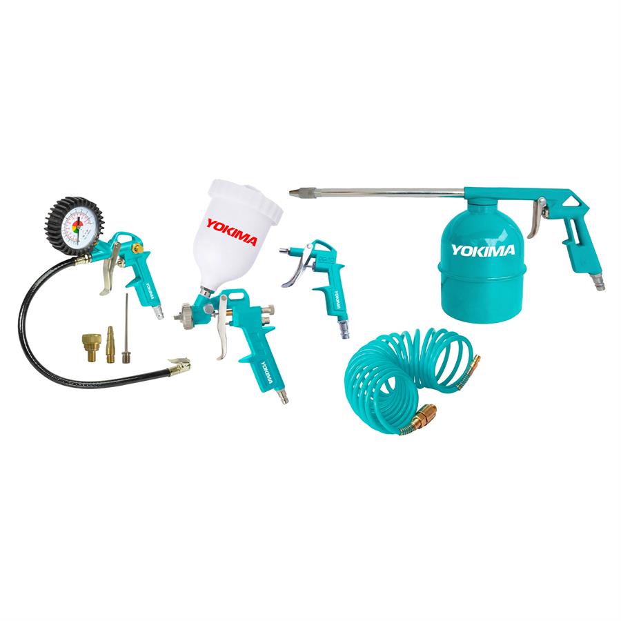 KIT PNEUMATICO 8 PEZZI PER COMPRESSORE