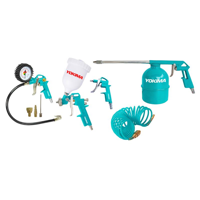 KIT PNEUMATICO 8 PEZZI PER COMPRESSORE