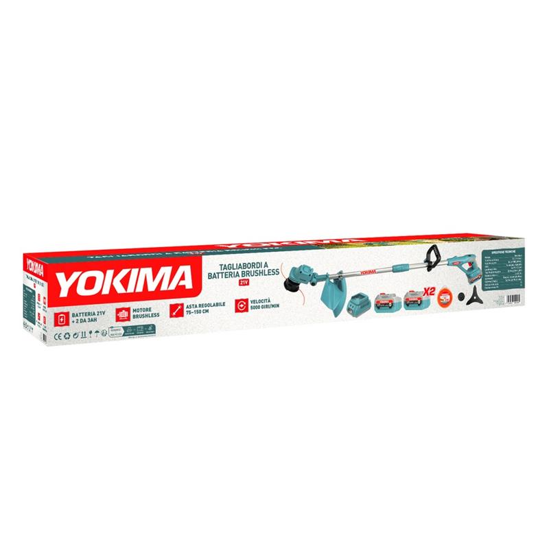 Tagliabordi 21V brushless asta regolabile - Yokima