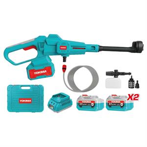 IDROPULITRICE A BATTERIA 21 V CON 2 BATTERIE 3AH