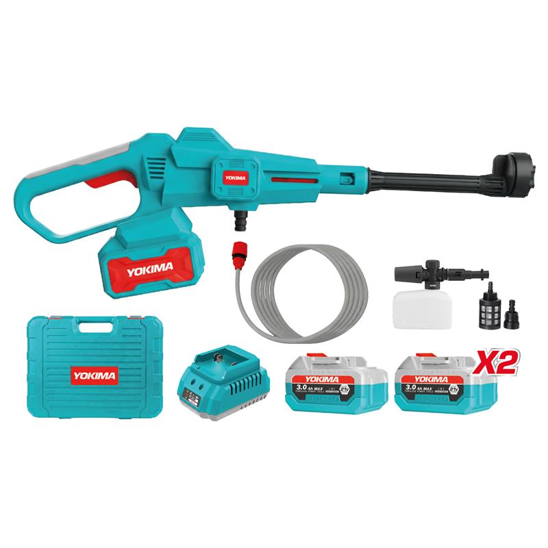 IDROPULITRICE A BATTERIA 21 V CON 2 BATTERIE 3AH