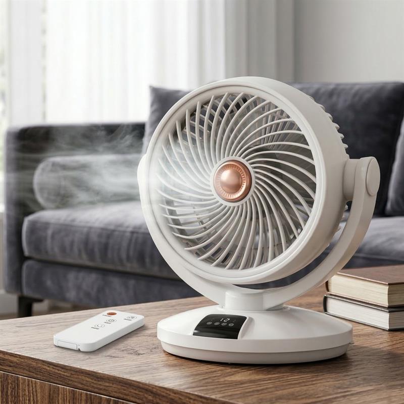 WHITE VENTILATORE DA TAVOLO ARION