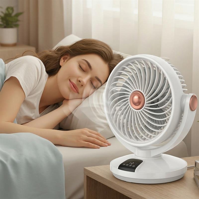 WHITE VENTILATORE DA TAVOLO ARION