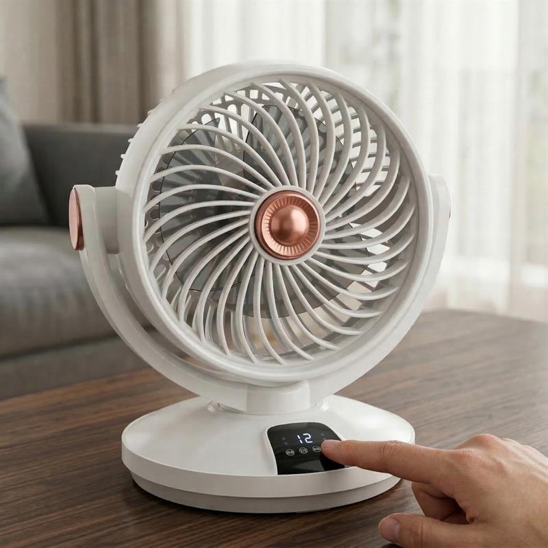 WHITE VENTILATORE DA TAVOLO ARION