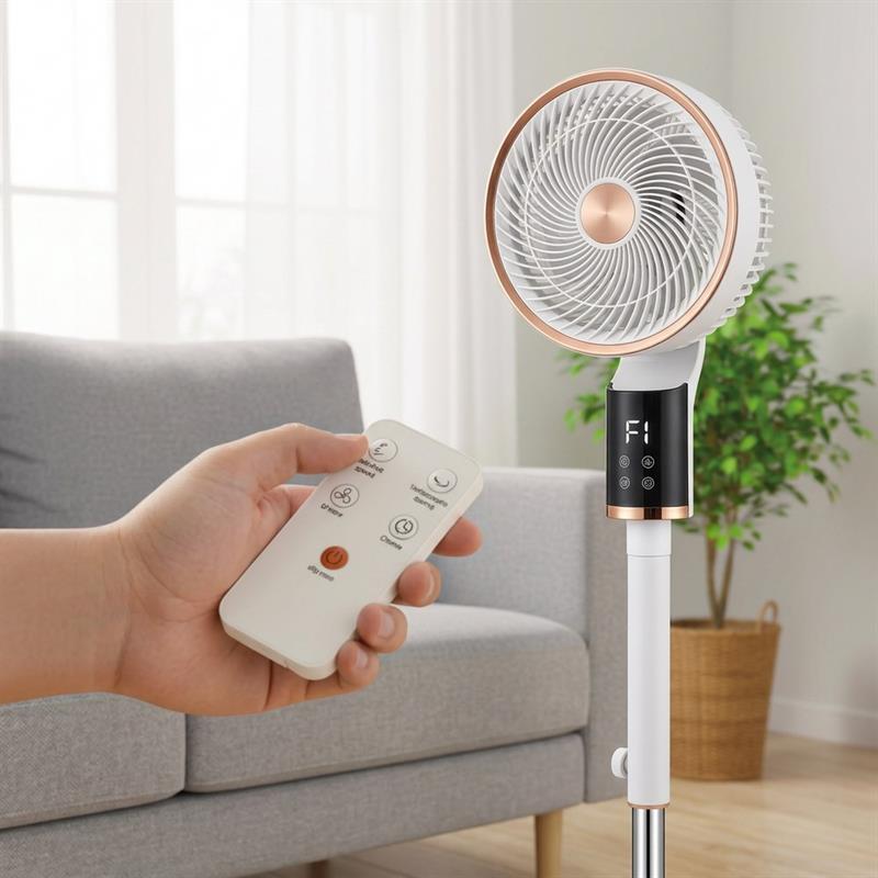 WHITE VENTILATORE A PIANTANA ARION