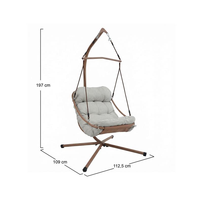 ESSENTIA POLTRONA SOSPESA MOCHA MOUSSE