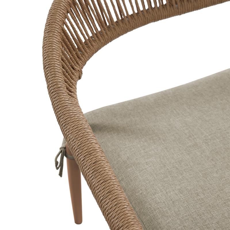 SATORI SET ALLUMINIO 4 POSTI MOCHA MOUSSE