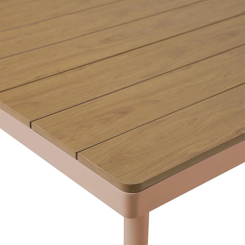 SATORI TAVOLO ALLUMINIO MOCHA MOUSSE TOP POLYWOOD
