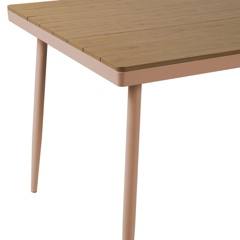 SATORI TAVOLO ALLUMINIO MOCHA MOUSSE TOP POLYWOOD