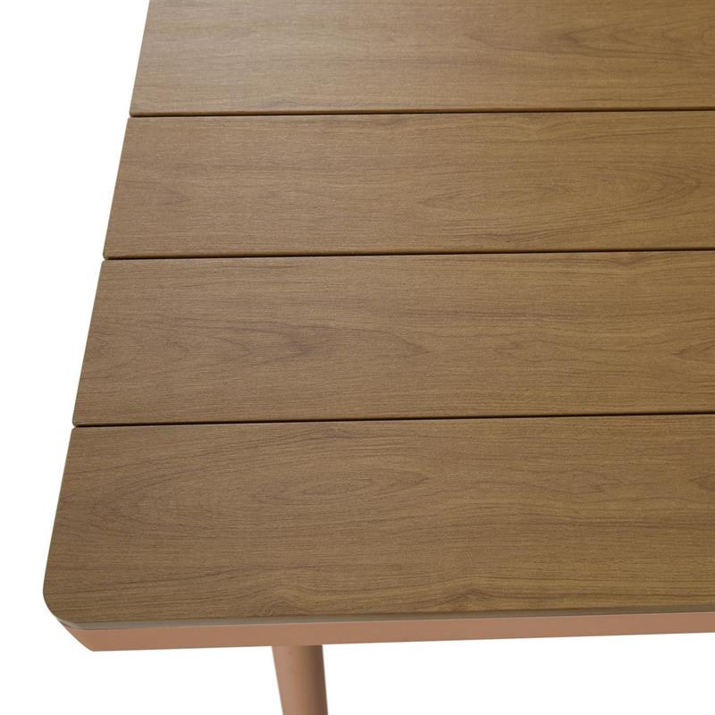 SATORI TAVOLO ALLUMINIO MOCHA MOUSSE TOP POLYWOOD