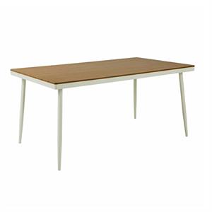 SATORI TAVOLO ALLUMINIO BIANCO TOP POLYWOOD
