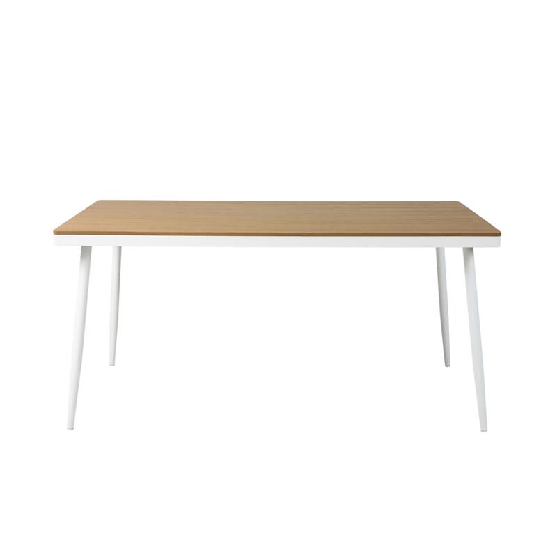 SATORI TAVOLO ALLUMINIO BIANCO TOP POLYWOOD
